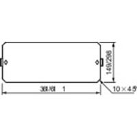 Schneider Electric NSYPMP500DLP Staal (verzinkt) 2 stuk(s) - thumbnail