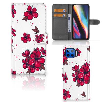 Motorola Moto G 5G Plus Hoesje Blossom Red Motorola Moto G 5G Plus Hoesje Blossom Red