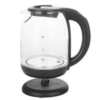 EMERIO WK-119255.5 Waterkoker Snoerloos Aantal/Volume: 1.7 l Glas, Zwart - thumbnail