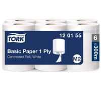 Poetspapier Tork M2 Basic Universal 1-laags 300m wit 120155 | 36 stuks - thumbnail