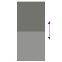 Rolgordijn verduisterend 105x210 cm stofbreedte 100,7 cm grijs - thumbnail