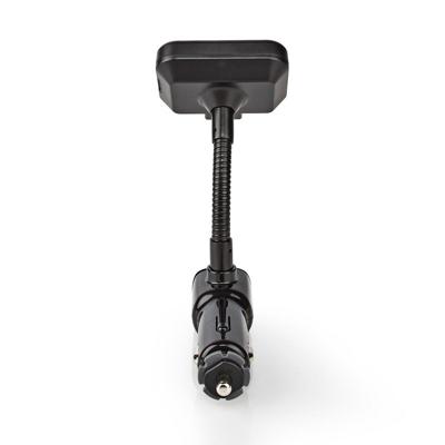 FM-Audiotransmitter voor Auto | Zwanenhals | Handsfree bellen | 1.5 " | LED-Scherm | Bluetooth® | 5.0 V DC / 1.0 A / 5.0 V DC / 2.4 A | Bass boost | Google Assistant / Siri | Zwart - thumbnail