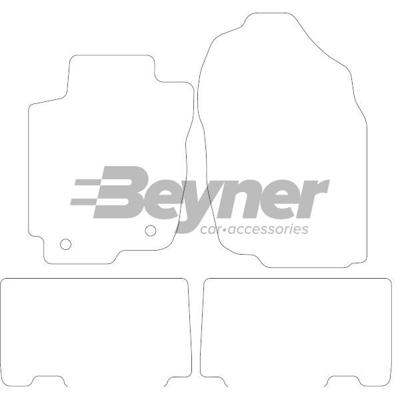 Velours Automatten passend voor Toyota RAV-4 2013- 4-delig HL1845444
