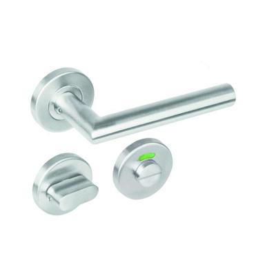 Intersteel Deurkruk Jura hoek 90° op rozet met toilet-/badkamersluiting 7mm EN1906/4 - RVS Intersteel Deurkruk Jura hoek 90° op rozet met toilet-/badkamersluiting 7mm EN1906/4 - RVS