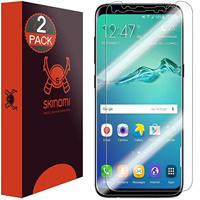 Skinomi TechSkin - Beschermfolie voor Samsung Galaxy S8 - bedekt de complete beeldhirm (edge to edge coverage), 2-pack - thumbnail