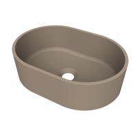 Arcqua Case waskom - ovaal - 40x28cm - mat truffel WAS805263 - thumbnail
