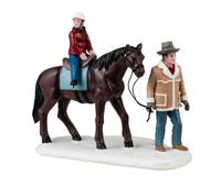 Lemax happy trails kerstdorp figuur type 4 Vail Village 2024 - thumbnail
