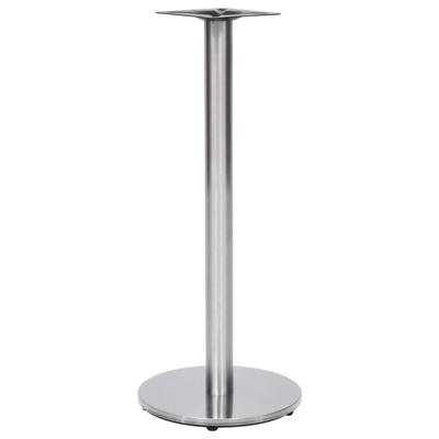 Bistrotafelpoot 45x107 cm roestvrij staal zilverkleurig
