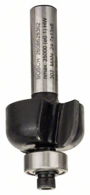 Bosch Accessories 2608628362 Halfrondprofielfrees Hardmetaal Lengte 53 mm Afmeting, Ø 24.7 mm Schachtdiameter 8 mm