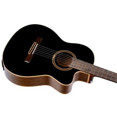 Ortega Performer Series RCE238SN-BKT Full-Size Guitar Black elektrisch-akoestische klassieke gitaar met gigbag Ortega Performer Series RCE238SN-BKT Full-Size Guitar Black elektrisch-akoestische klassieke gitaar met gigbag