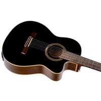 Ortega Performer Series RCE238SN-BKT Full-Size Guitar Black elektrisch-akoestische klassieke gitaar met gigbag - thumbnail