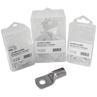 Intercable ongeïsoleerde kabelschoen 180° 10mm² M6 vertind R-Serie Doos10st Intercable ongeïsoleerde kabelschoen 180° 10mm² M6 vertind R-Serie Doos10st