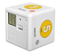 TFA Dostmann Cube Timer Ei Kookwekker Wit, Geel Digitaal - thumbnail