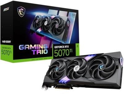 Grafische kaart MSI 912-V531-286 nvidia geforce rtx 5070 ti 16 GB GDDR6X GDDR7