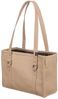 Trixie hondentas citystyle kunstleer cappuccino