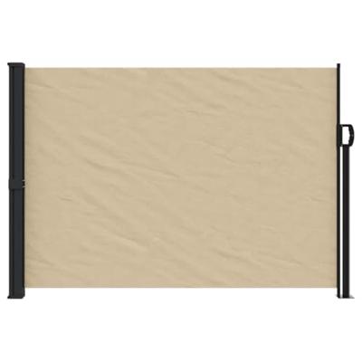 Windscherm uittrekbaar 140x500 cm beige Windscherm uittrekbaar 140x500 cm beige