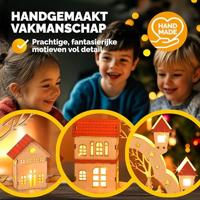 Monzana Kerstboog Winterdorp Led Warm wit - thumbnail