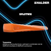 Halder 3556.260 Draaibare splijtwig 260 mm 3100 g - thumbnail