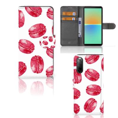 Sony Xperia 10 IV | Book Cover | Pink Macarons
