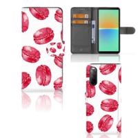 Sony Xperia 10 IV | Book Cover | Pink Macarons - thumbnail