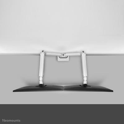 Neomounts DS70S-950WH2 Monitor-tafelbeugel 43,2 cm (17) - 88,9 cm (35) Zwart In hoogte verstelbaar, Kantelbaar, Zwenkbaar, Roteerbaar