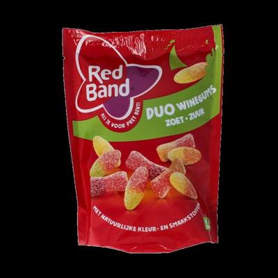 Red Band Winegums duo zoet zuur 215 Gram