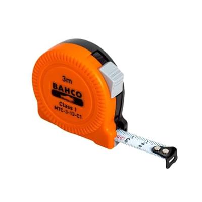 Bahco Rolbandmaat | kunststof casette | compact | klasse-I | metrisch | breedte 13 mm | 3 m - MTC-3-13-C1