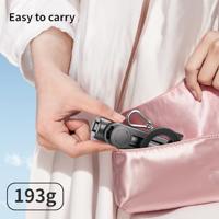 MOJOGEAR TS2 6-in-1 Mini Selfiestick Statief & Grip voor telefoon Magnetisch - Zwart - thumbnail