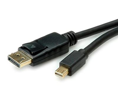 ROLINE Mini DisplayPort Kabel, mDP-DP, v1.3/v1.4, M/M, zwart, 1 m