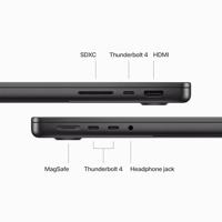 Refurbished MacBook Pro 14 Zwart Zichtbaar gebruikt - thumbnail