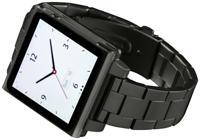HEX HX1026-GNMT Vision Metal Horlogeband voor iPod Nano 6G -Gunmetal Eén maat Geweer - thumbnail