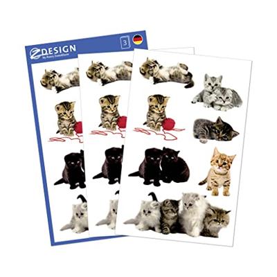 Avery av-55971 papieretiket z-design kids pakje a 3 vel katten foto - thumbnail