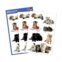 Avery AV-55971 Papieretiket Z-design Kids Pakje A 3 Vel Katten Foto - thumbnail