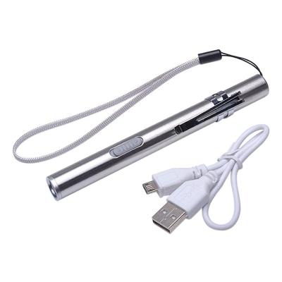 Pen Design USB oplaadbare zaklamp krachtige mini LED lamp