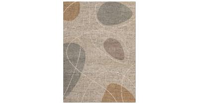 Jackie And The Fish - My Bubble Grey-Moss - 200x295 cm Vloerkleed