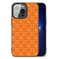 iPhone 13 Pro Back Case Batik Oranje - thumbnail