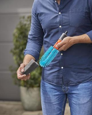 GARDENA Cleansystem fietswasset, met fietsborstel, slang en zeepstaafje wasborstel 18864-20