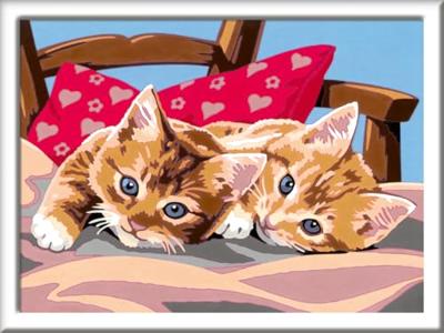 Ravensburger creart wee knuffelige katten - thumbnail