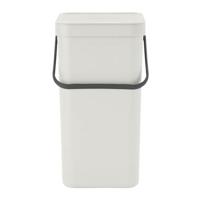 Brabantia Sort & Go afvalemmer 16 liter light grey - thumbnail