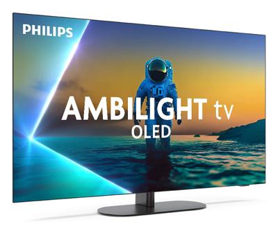Philips Ambilight 42OLED810 4K OLED Smart TV, 42 inch display met P5 AI Perfect Picture Engine Ultra HD, Titan OS, Dolby Vision en Atmos Sound - Werkt met Alexa en Google spraakassistent