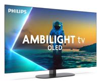 Philips Ambilight 42OLED810 4K OLED Smart TV, 42 inch display met P5 AI Perfect Picture Engine Ultra HD, Titan OS, Dolby Vision en Atmos Sound - Werkt met Alexa en Google spraakassistent - thumbnail