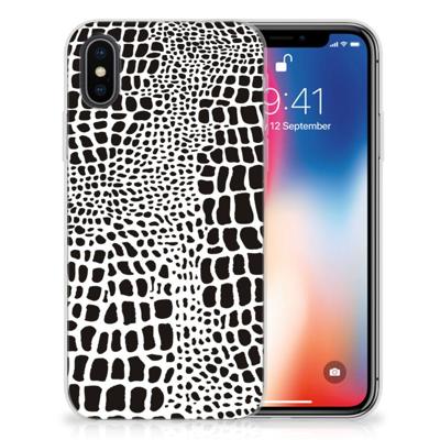 Apple iPhone X | Xs | TPU Hoesje | Slangenprint
