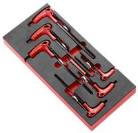 Facom sls mod foam 6 inbussleutels t-greep 3-10mm - MODM.84TZJ6SLS - thumbnail