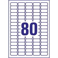 Avery-Zweckform L4732REV-10 Universele etiketten 35.6 x 16.9 mm Papier Wit 800 stuk(s) Weer verwijderbaar Inkjet, Laser (zwart/wit), Laser (kleur), Kopiëren - thumbnail