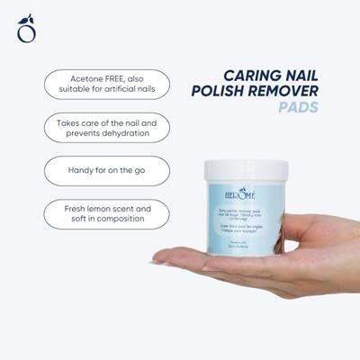 Nagellak remover pads caring 100 Stuks