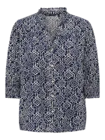 Only Onlraya 3/4 Shirt Wvn Noos Blouse Night Sky Adena Graphic - thumbnail