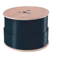 ABUS TVAC40320 Audio, Video Kabel 250 m Zwart - thumbnail