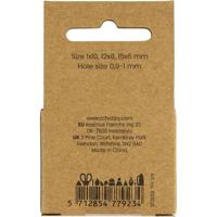 Creativ Company Kralen van agaat, d 6+8+10 mm, gatgrootte 0,9-1 mm, ca. 28 stuk, lichtbruin, 28 stuk/ 1 doos - thumbnail