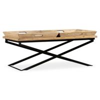 Salontafel 110x55x42 cm massief mangohout - thumbnail