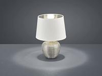 Trio TafellampLuxor 26cm zilver met wit - R50621089 - thumbnail